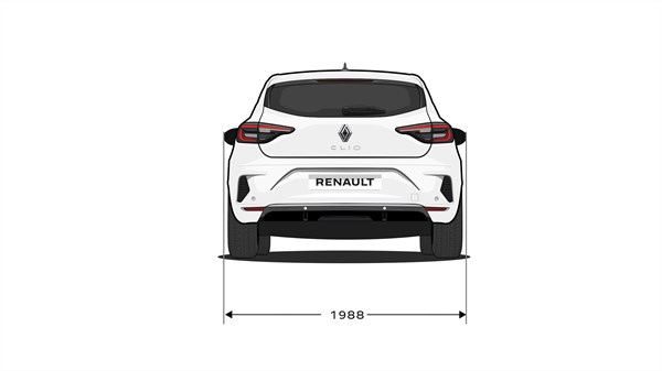 dimensions - modular- Renault Novi CLIO E-TECH FULL HYBRID