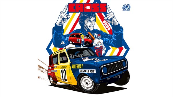 Gregova ilustracija – Renault 4 – Cross