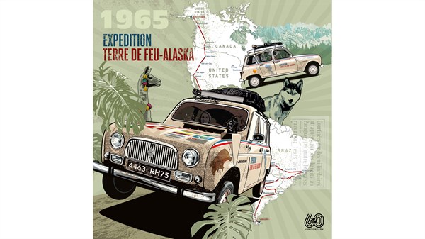 Gregova ilustracija – Renault 4 – Terre de Feu