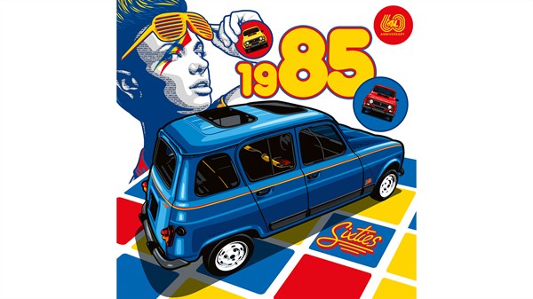 Gregova ilustracija – Renault 4 „šezdesete“