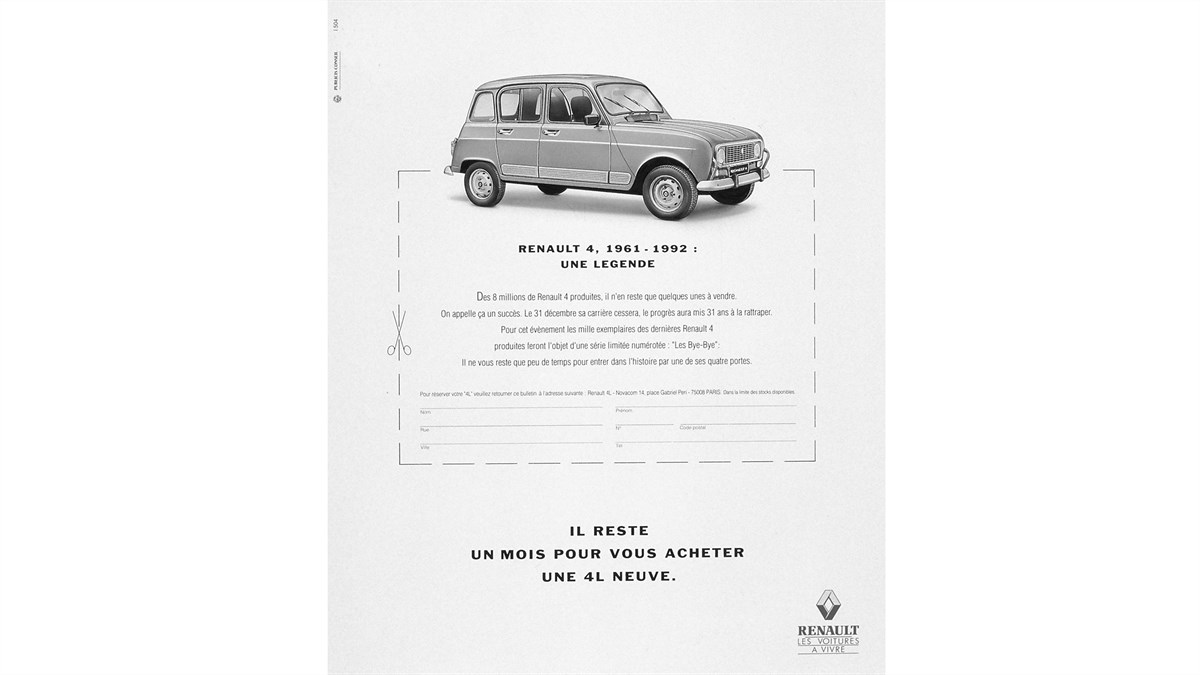 Renault 4 – byebye – Liberation