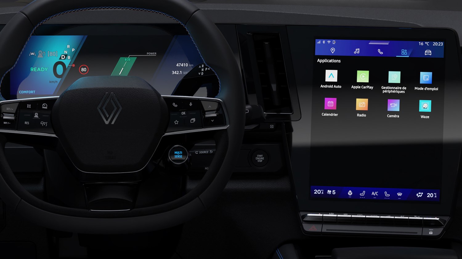 Renault Rafale E-Tech hybrid - openR - multimedia sistem