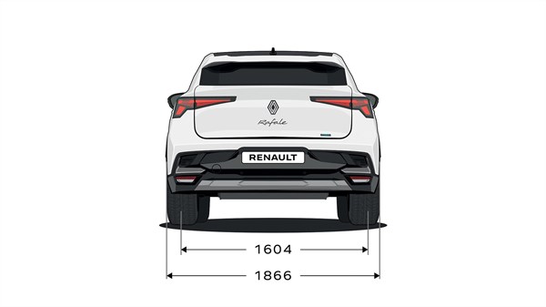 Renault Rafale hybrid E-Tech - dimenzije