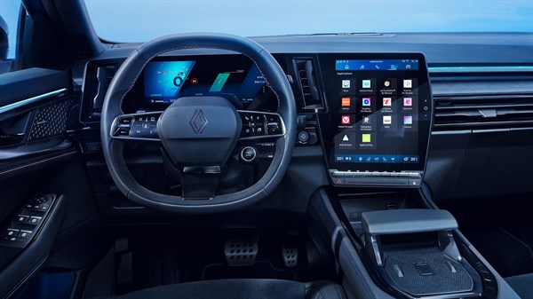 Renault Rafale hybrid E-Tech - Google mape