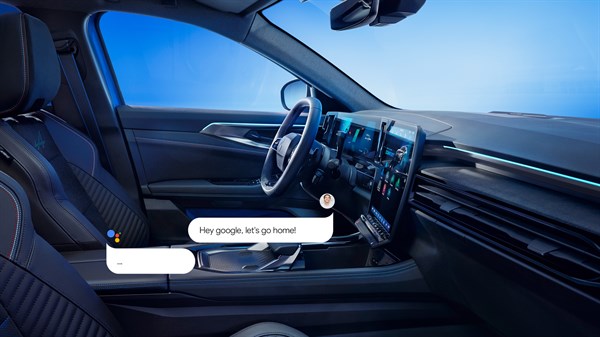 Renault Rafale hybrid E-Tech - Google asistent