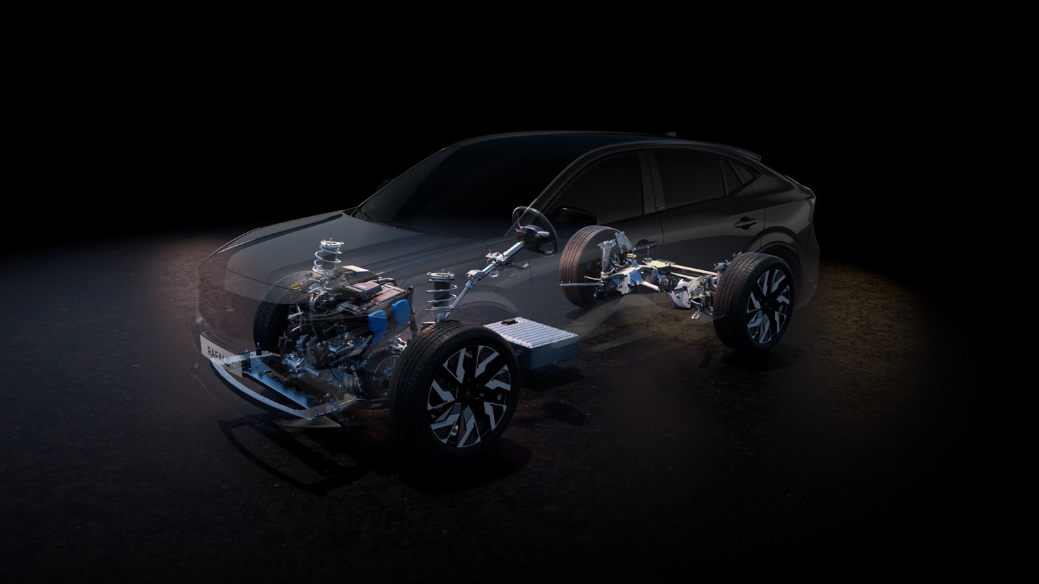 Renault Rafale hybrid E-Tech - motor