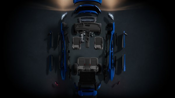 Renault Rafale hybrid E-Tech - napredni 4Control