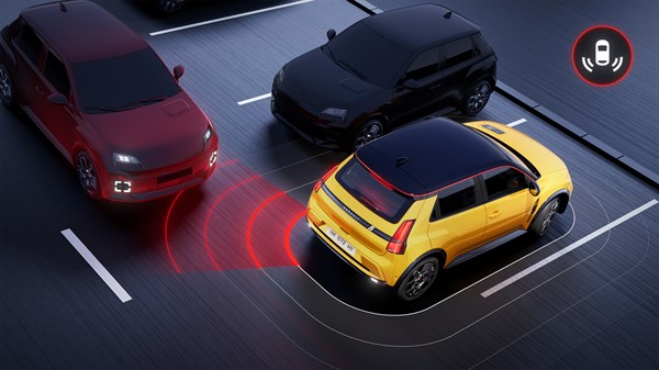 rear cross traffic alert - Renault 5 E-tech electric