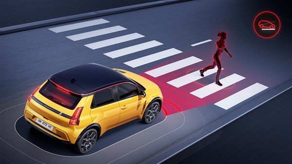 automatic braking - Renault 5  electric