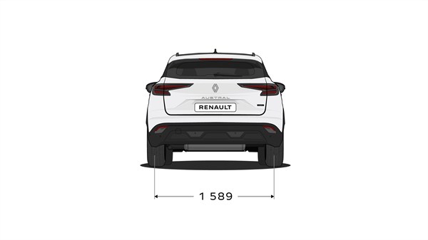 profile dimensions - modular design - Renault Austral full hybrid E-Tech