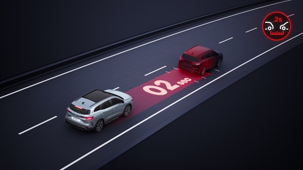 distance warning - adas - Renault Espace E-Tech full hybrid