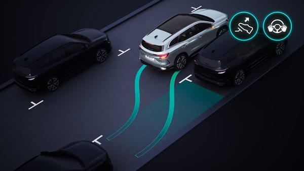 hands-free parking - adas - Renault Espace E-Tech full hybrid