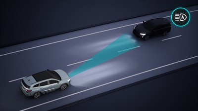 automatic high low beam - adas - Renault Espace E-Tech full hybrid