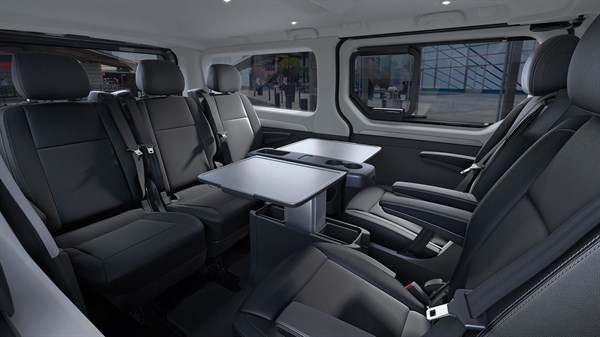 Renault Trafic SpaceClass - folding and sliding central table