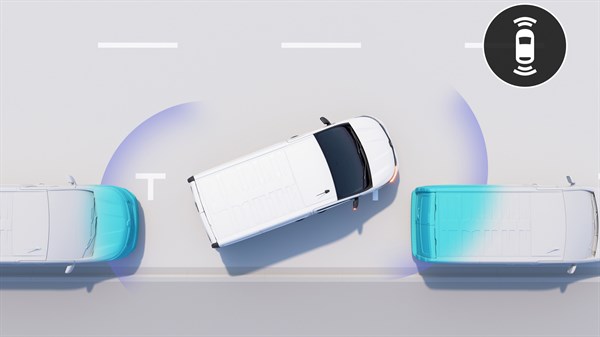 Renault Trafic SpaceClass  - front and rear park assist
