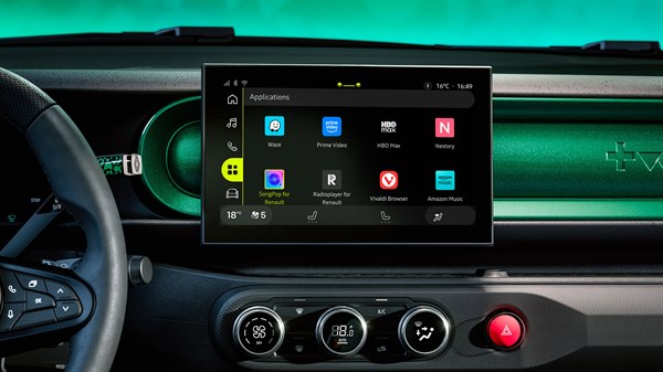 over 100 apps available - Renault Twingo E-Tech electric