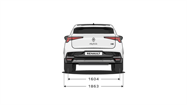 Renault Rafale hybrid E-Tech - dimenzije