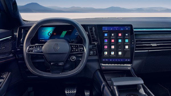 Rafale hybrid E-Tech - dizajn unutrašnjosti