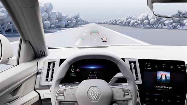 heads-up display - bezbednost - Renault Austral E-Tech full hybrid