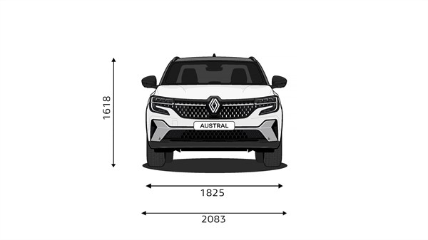 visina - modularan dizajn - Renault Austral E-Tech full hybrid