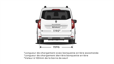 KANGOO rear dimensions