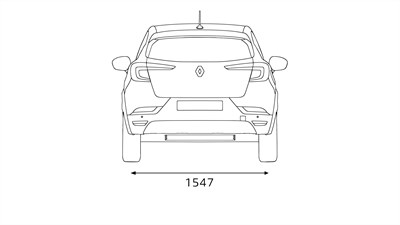Renault Captur dimenzije zadnjeg dela